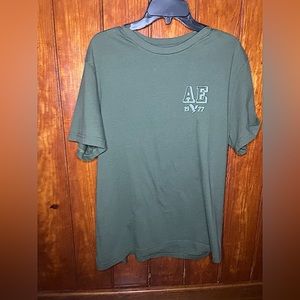 American Eagle Green Logo Shirt Large.